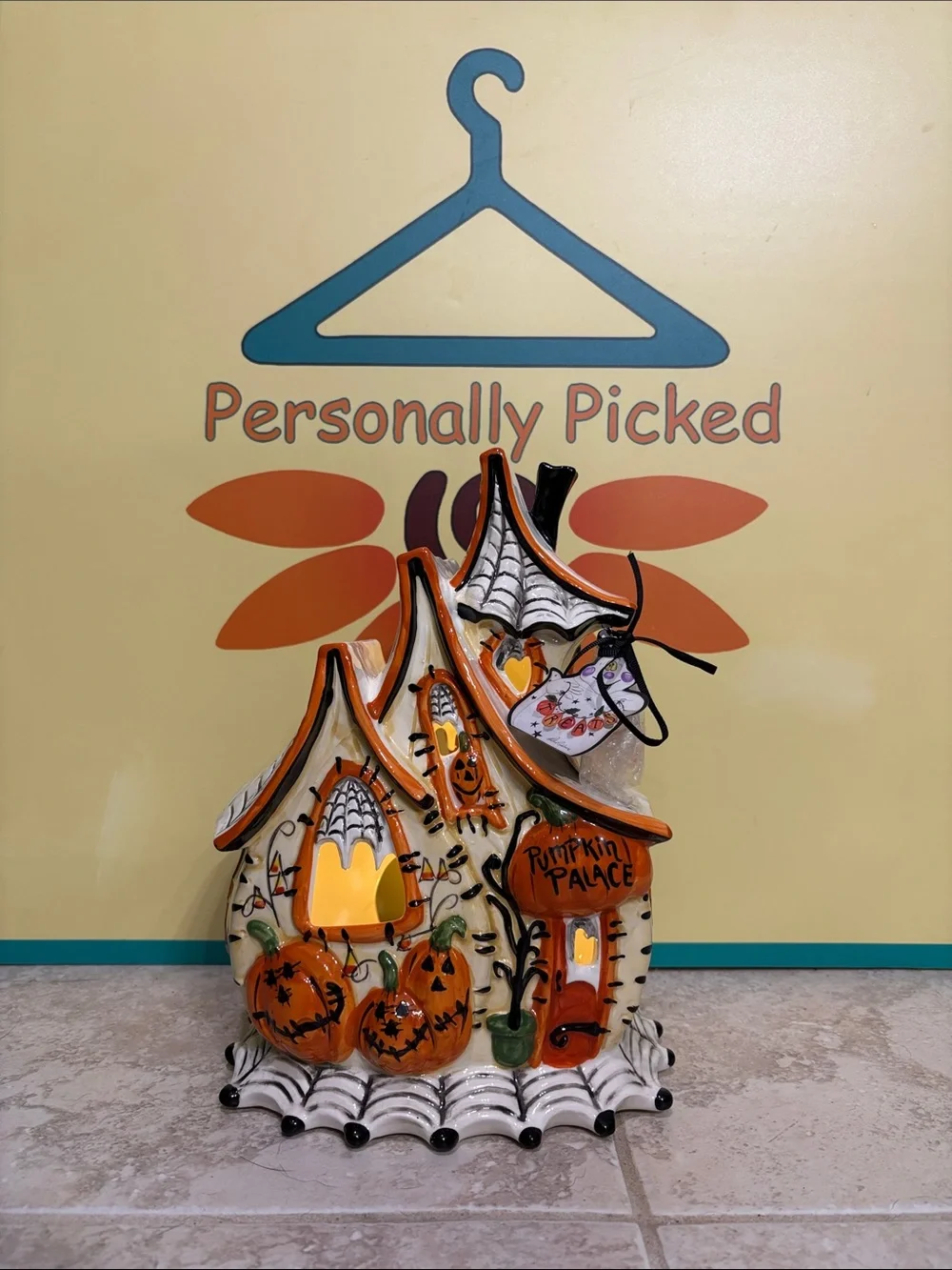 Blue Sky Clayworks “PUMPKIN PALACE” Candle House